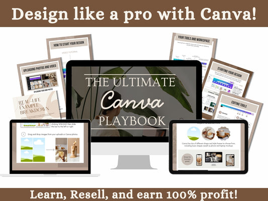 The Ultimate Canva Playbook - Design Like a Pro