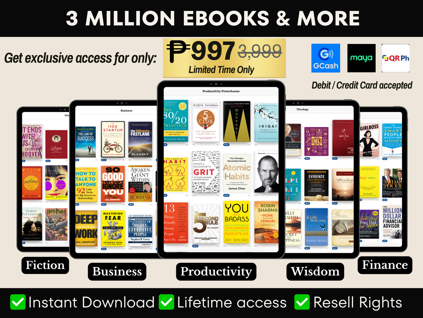 Digital Success Kit: 3 Million EBooks and More